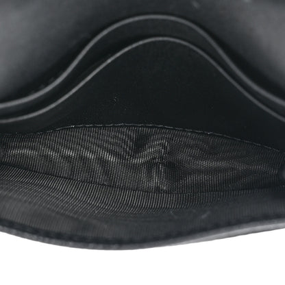 Christian Dior Goatskin Saddle Card Holder Black 5 of 10