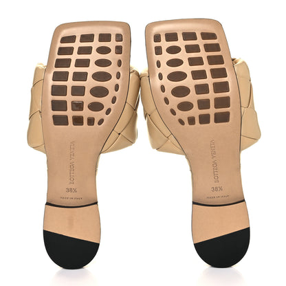 Bottega Veneta Nappa Maxi Intrecciato Lido Flat Sandals 38.5 Bandage 5 of 7
