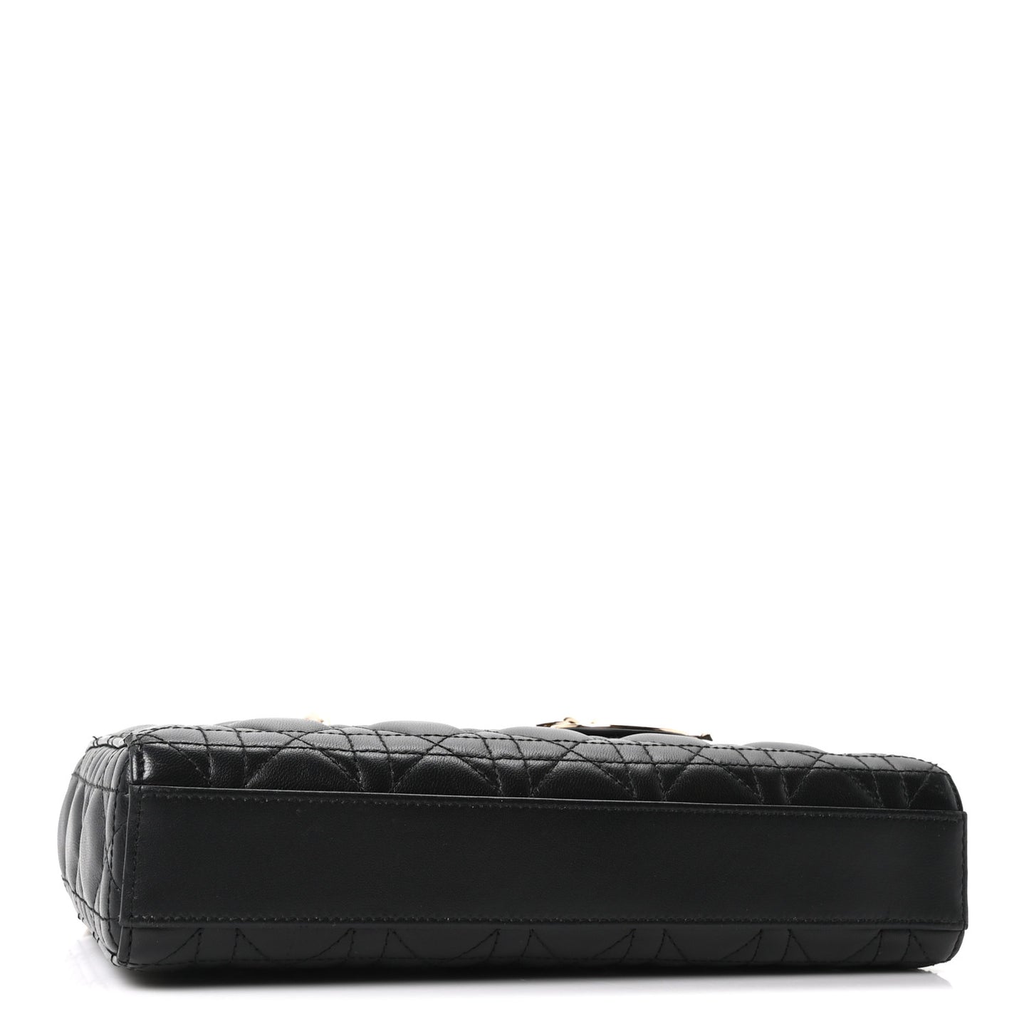 Lambskin Cannage Medium Lady D-Joy Black