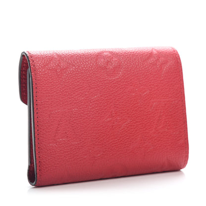 Louis Vuitton Empreinte Victorine Wallet Scarlet 2 of 4