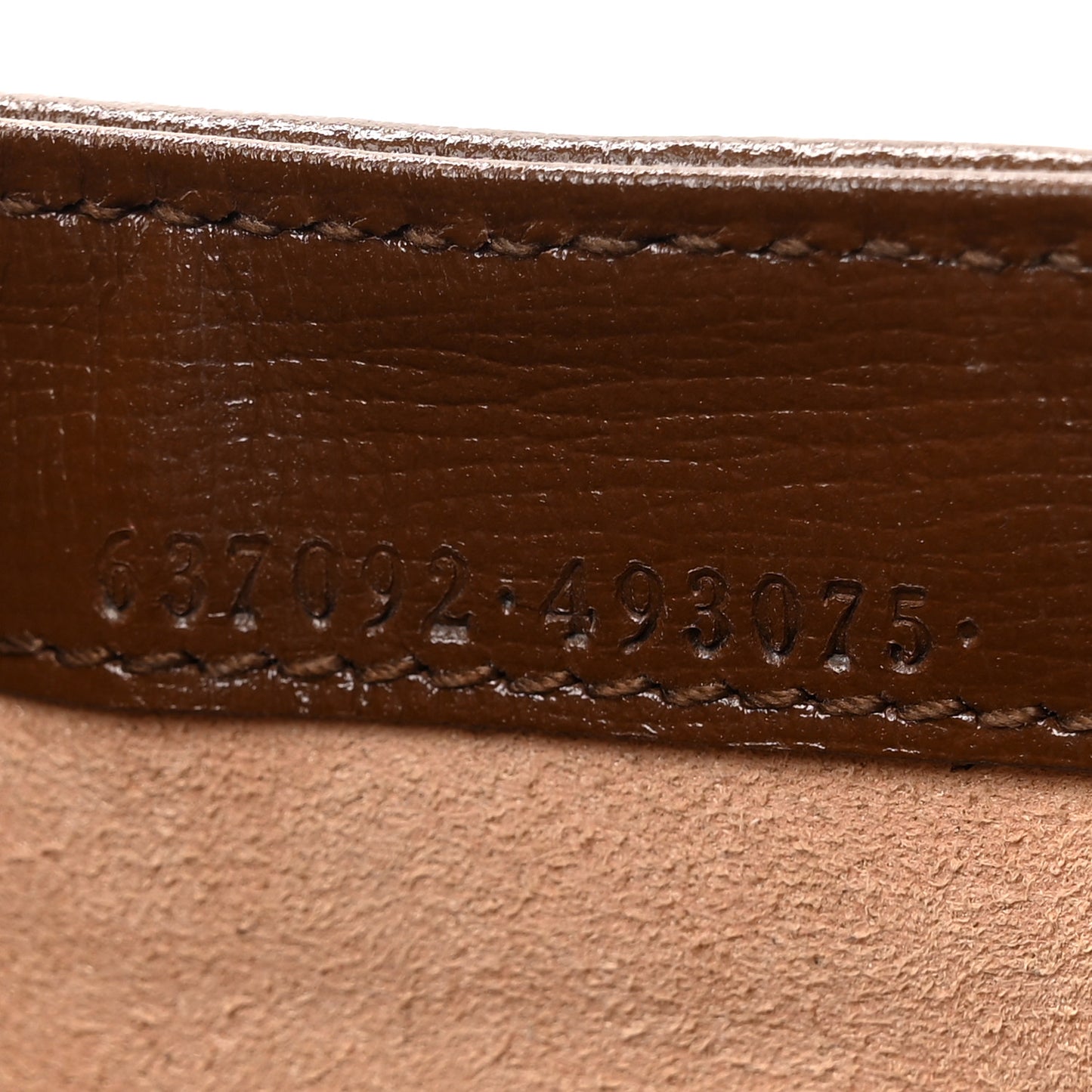 GG Supreme Monogram Azalea Calfskin Web Mini Jackie 1961 Hobo Beige Ebony Brown Sugar