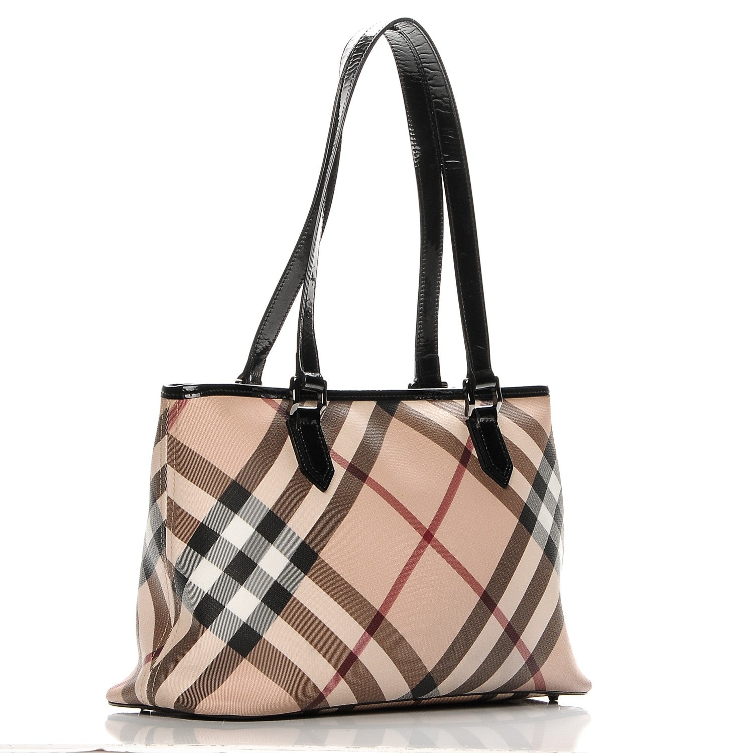 Burberry Supernova Check Regent Tote Black 3 of 9