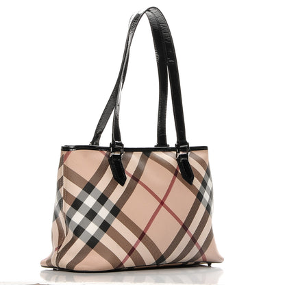Burberry Supernova Check Regent Tote Black 3 of 9