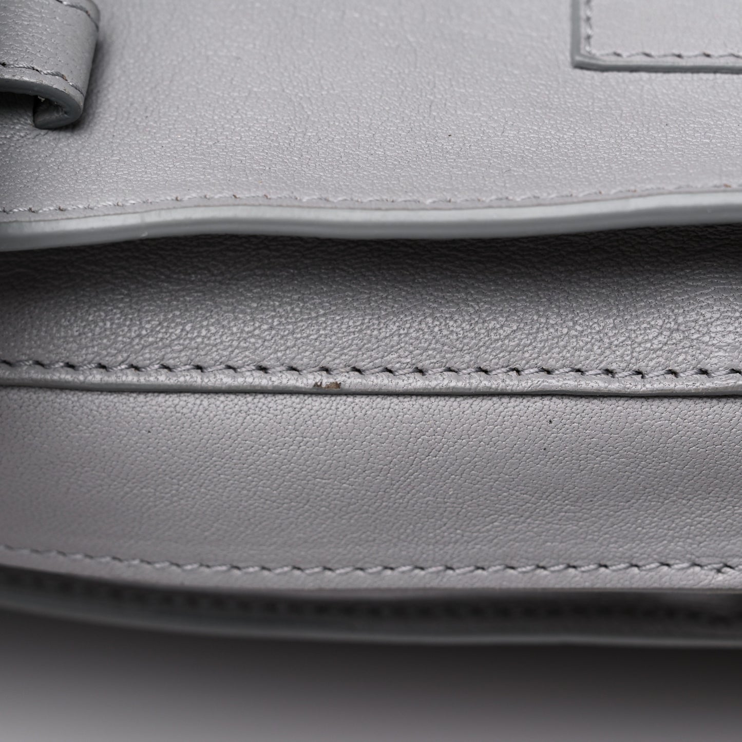 Lambskin Medium PS1 Satchel Concrete Grey