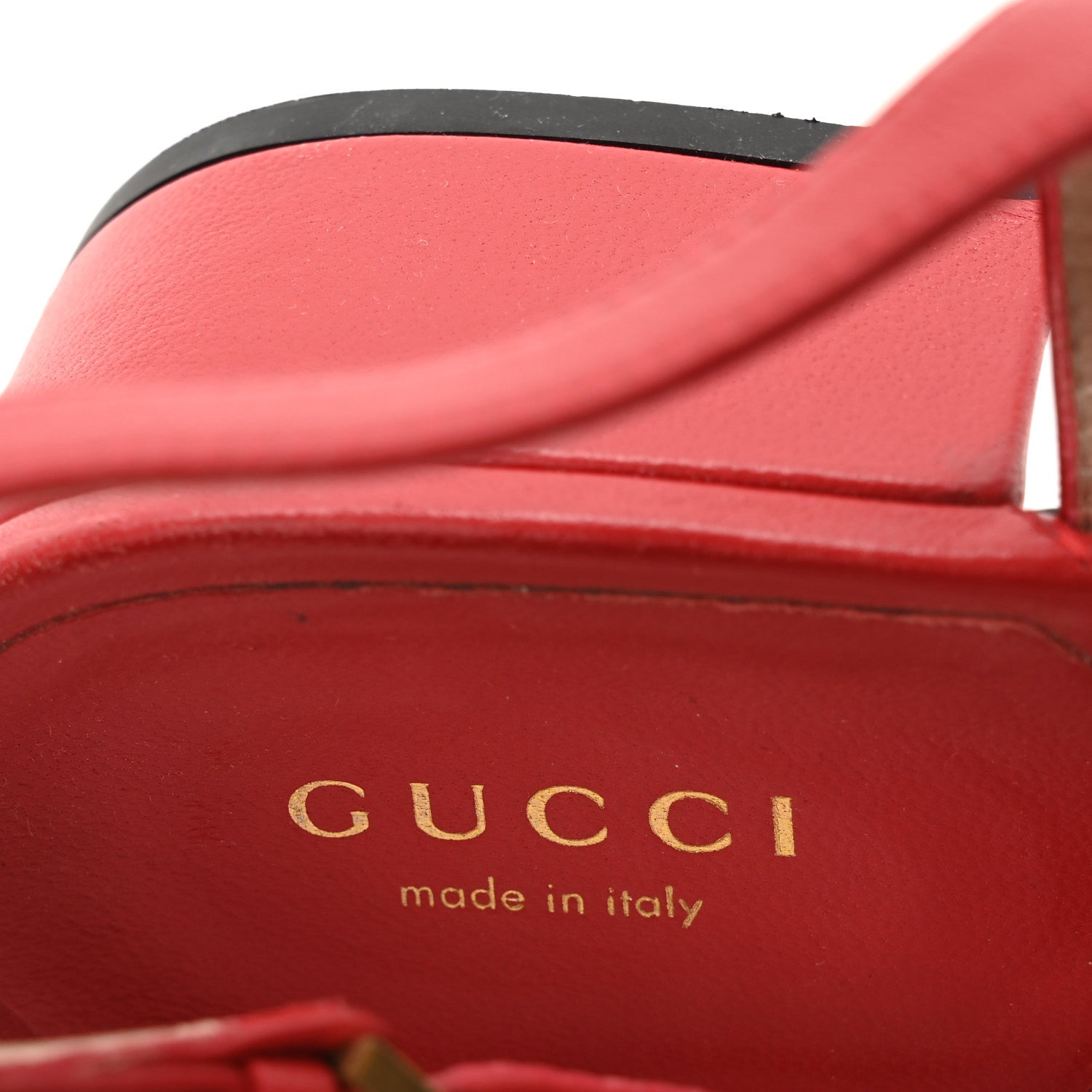 Gucci Nappa Matelasse Double G 35mm Thong Sandals 38 Maple Red 8 of 9