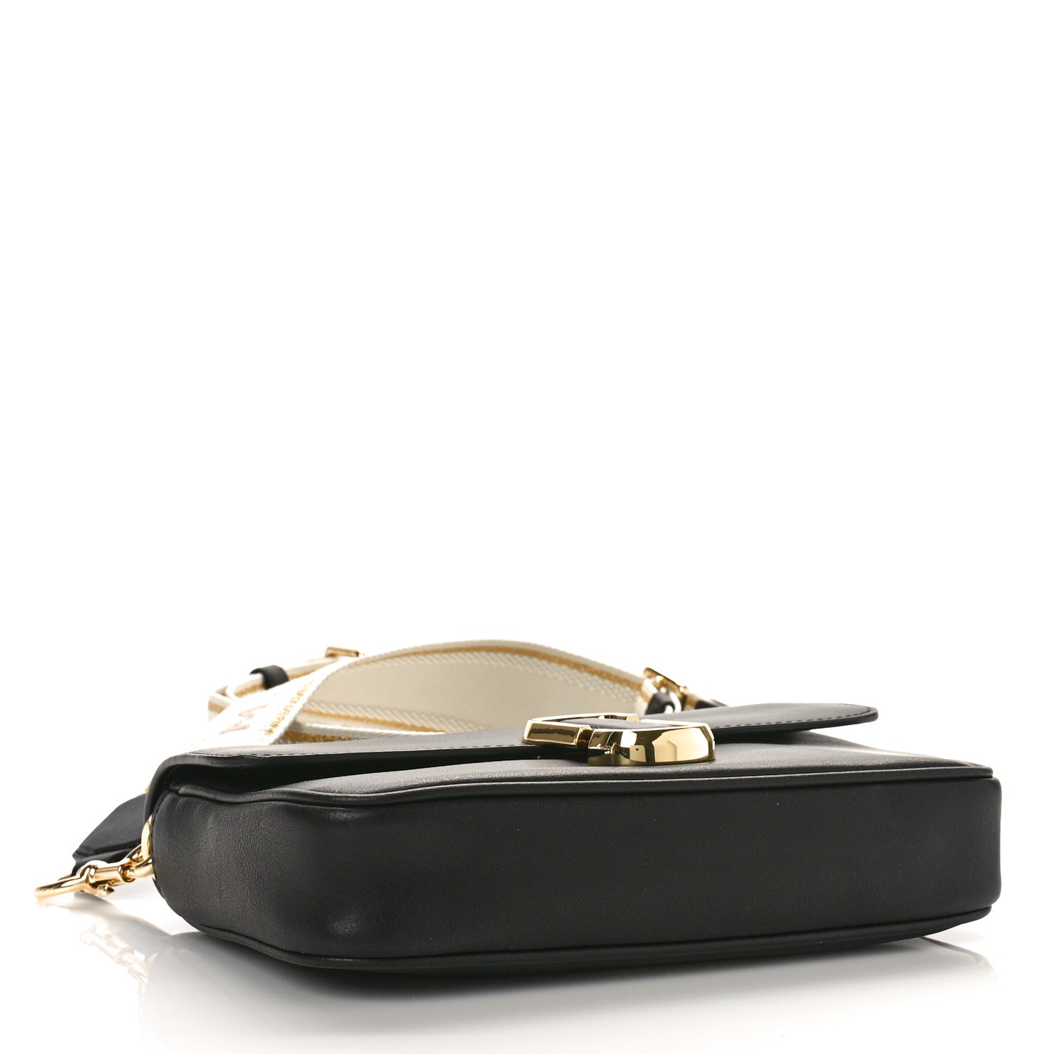 Marc Jacobs Calfskin The J Marc Shoulder Bag Black 4 of 8