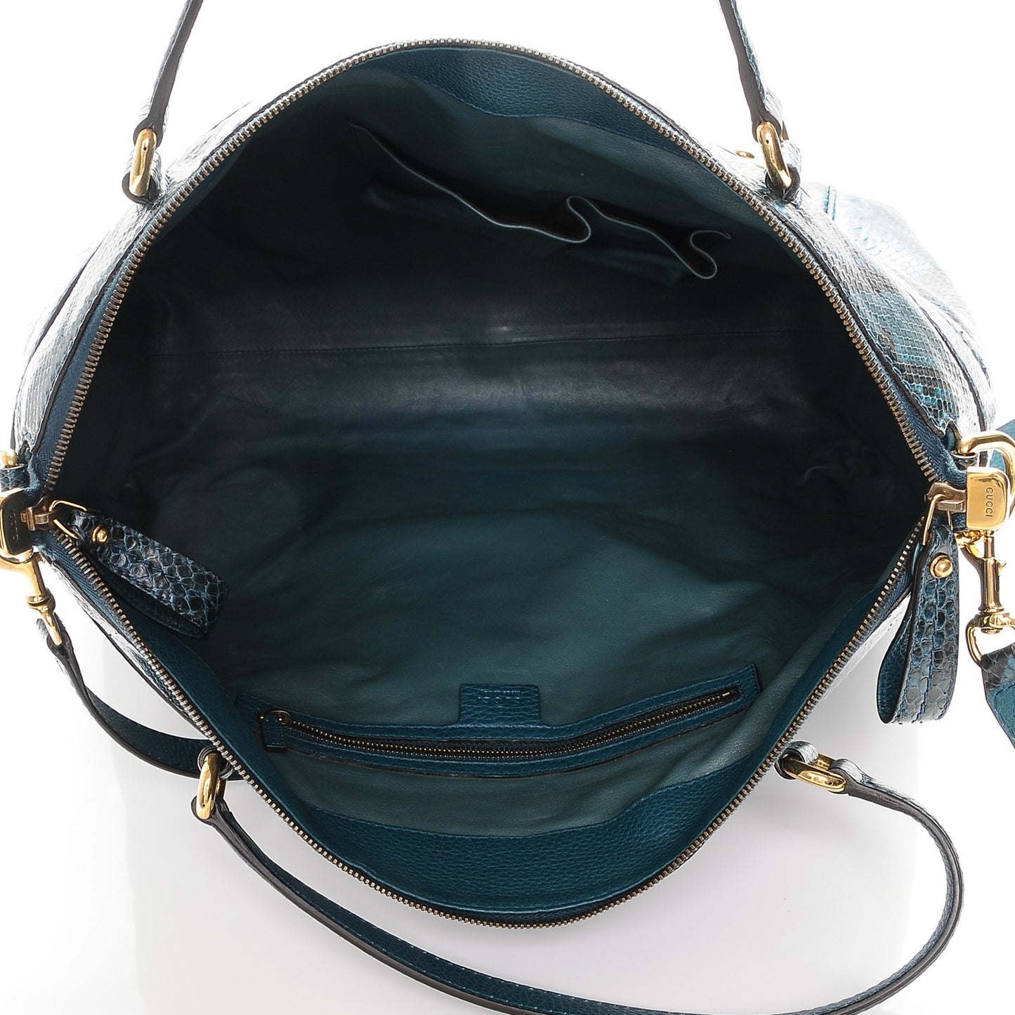 Python Large Ride Top Handle Bag Teal