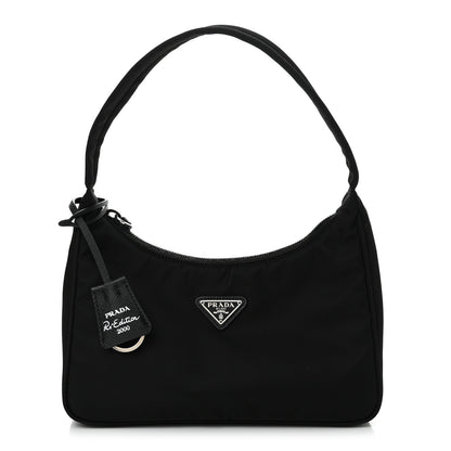 Prada Tessuto Nylon Mini Re-Edition 2000 Bag Black 1 of 11