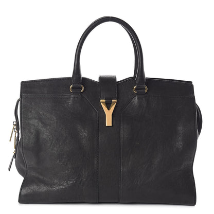 Saint Laurent Sheepskin Large Cabas ChYc Black 1 of 10