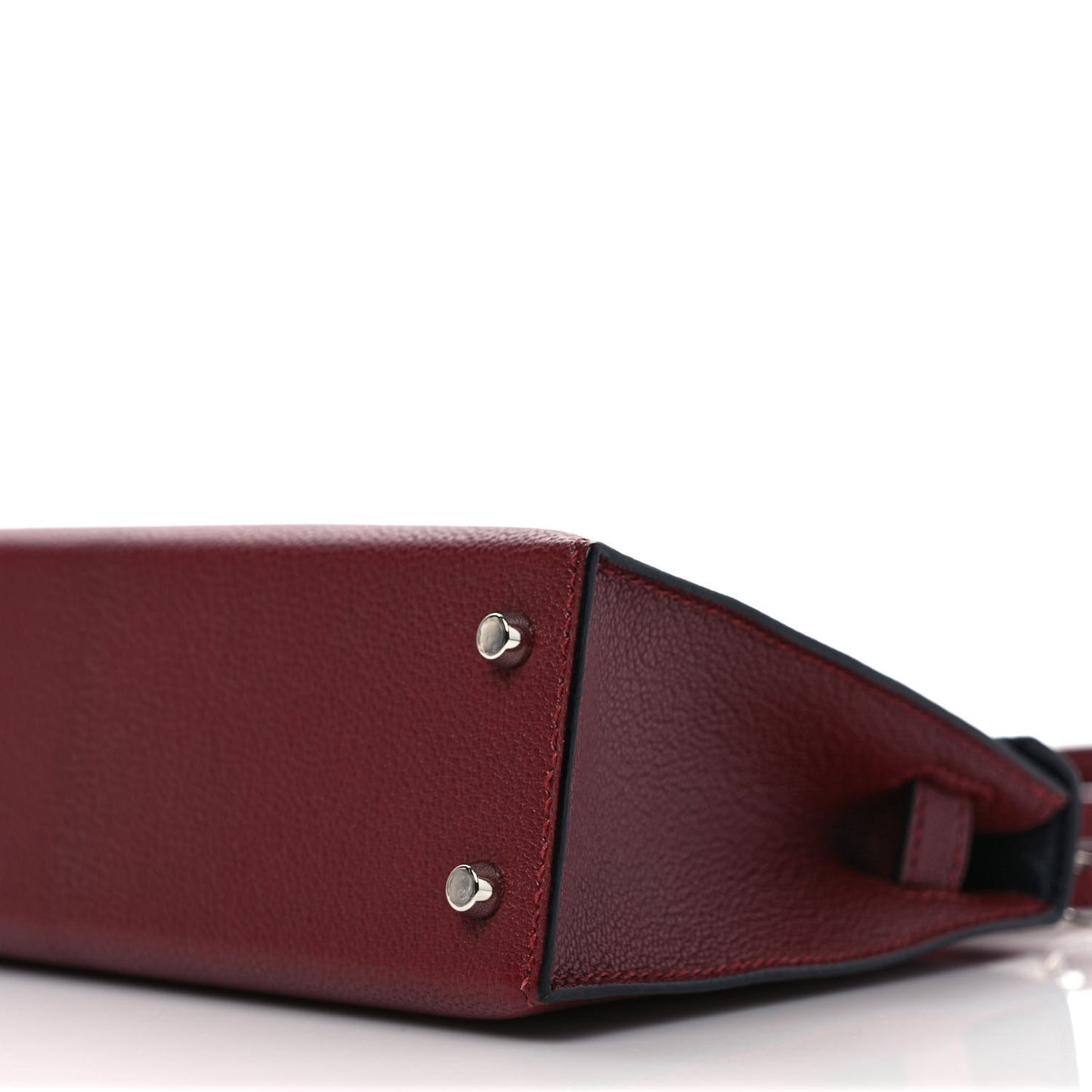 Chevre Chandra Horseshoe Mini Kelly Sellier 20 Rouge H Indigo