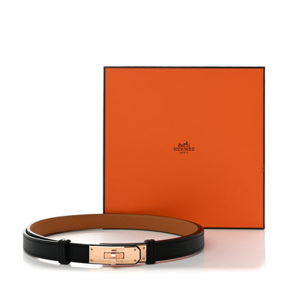 Hermes Epsom Kelly Belt Black 5 of 5