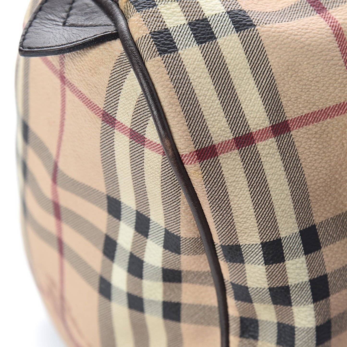 Haymarket Check Small Chester Bowling Bag Chocolate