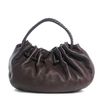 Bottega Veneta Cervo Leather Braided Hobo Ebano 1 of 10