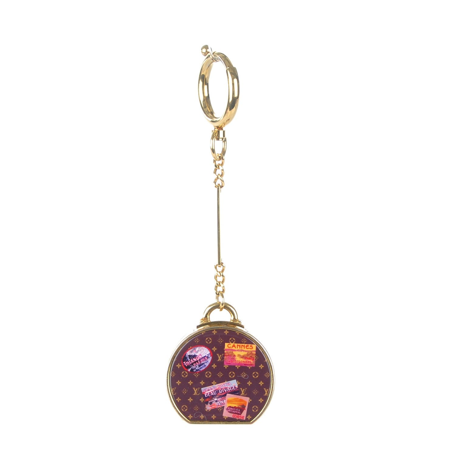 Louis Vuitton Monogram Hat Box Keychain 1 of 6