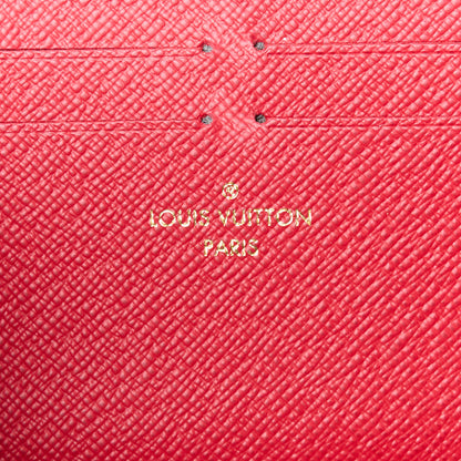 Louis Vuitton Damier Ebene Clemence Wallet Cherry 6 of 8