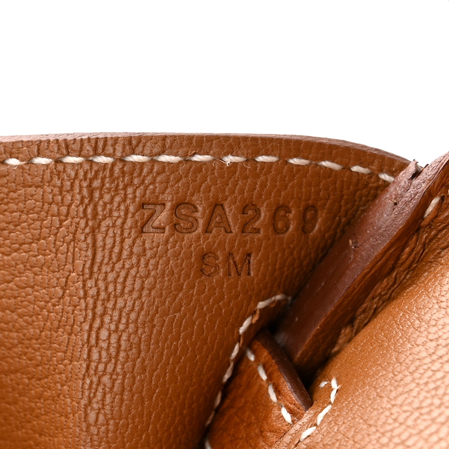 Hermes Natural Barenia Faubourg Birkin 25 Fauve 7 of 16