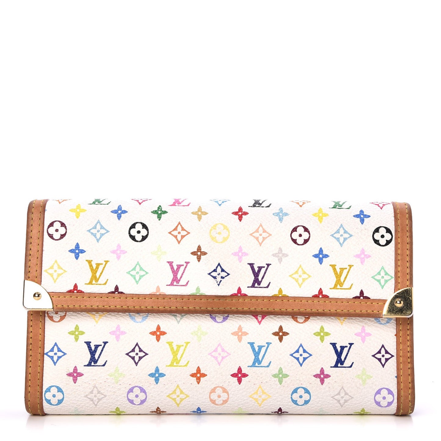 Monogram Multicolor Porte Tresor International Wallet White