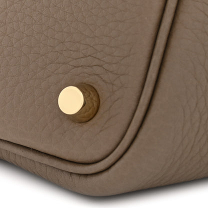 Hermes Taurillon Clemence Picotin Lock 18 PM Etoupe 11 of 12
