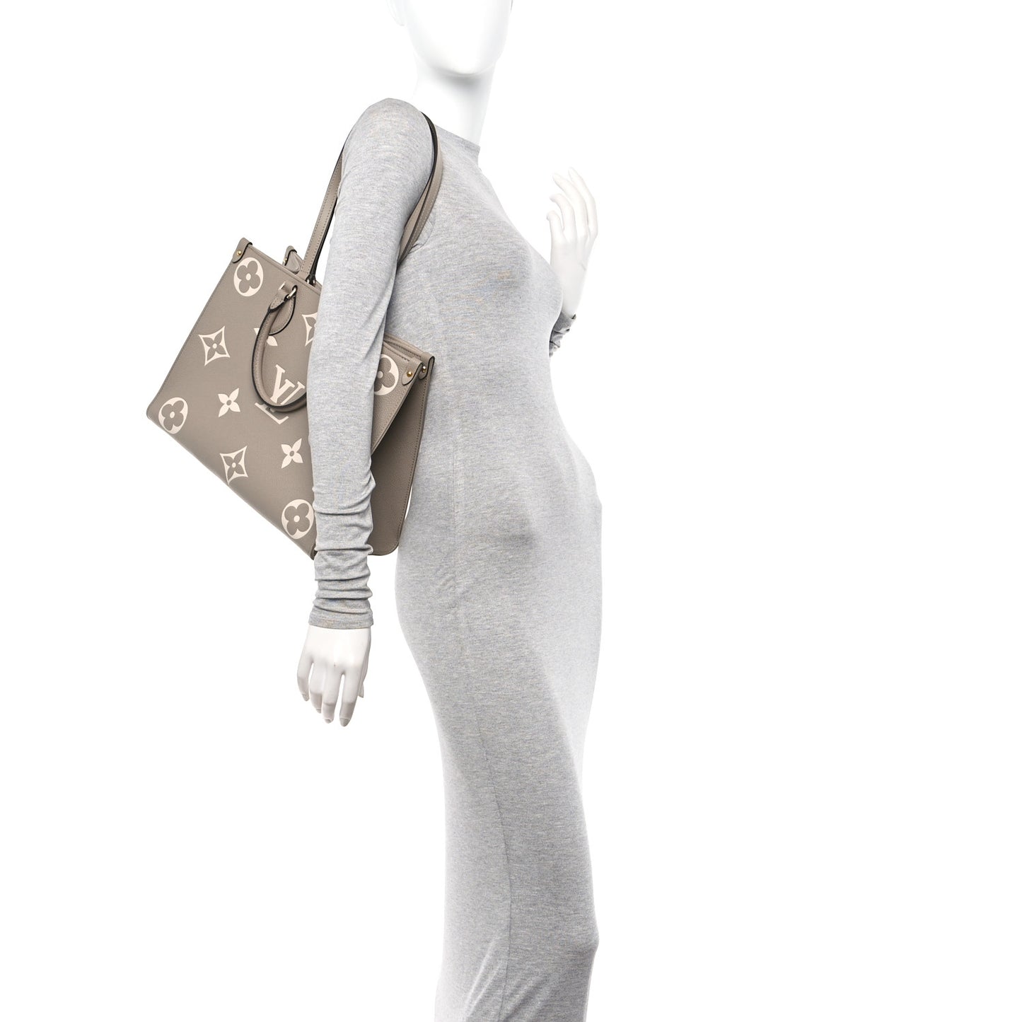 Empreinte Monogram Giant Onthego MM Tourterelle Creme