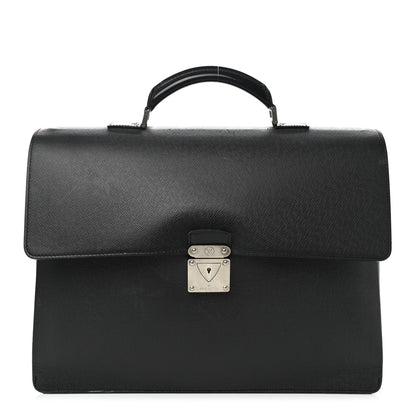 Louis Vuitton Taiga Neo Robusto 2 Compartment Briefcase Black 1 of 13