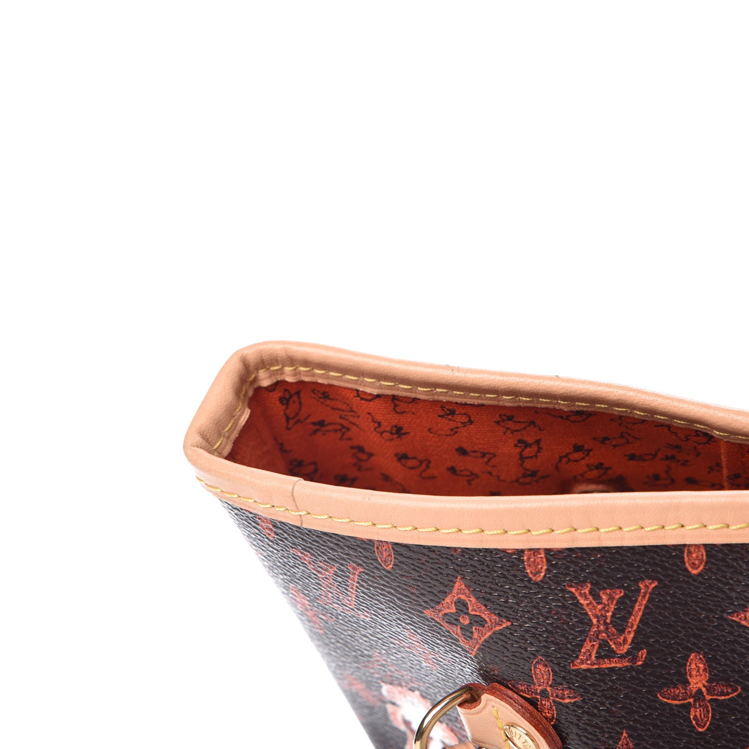 Louis Vuitton Catogram Neverfull MM Marron 12 of 14