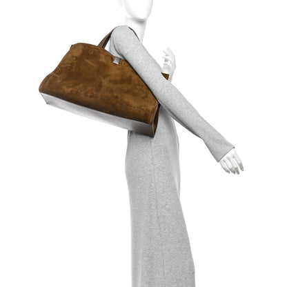 Phoebe Philo Suede Medium Kit Cabas Khaki 2 of 9