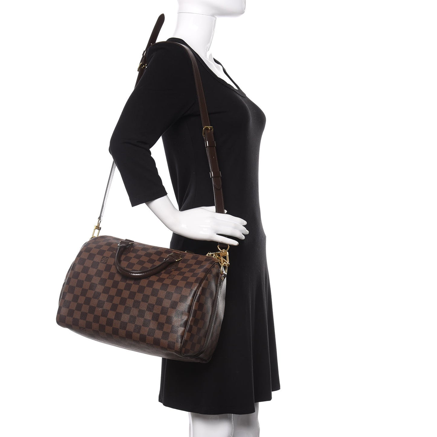 Damier Ebene Speedy Bandouliere 30