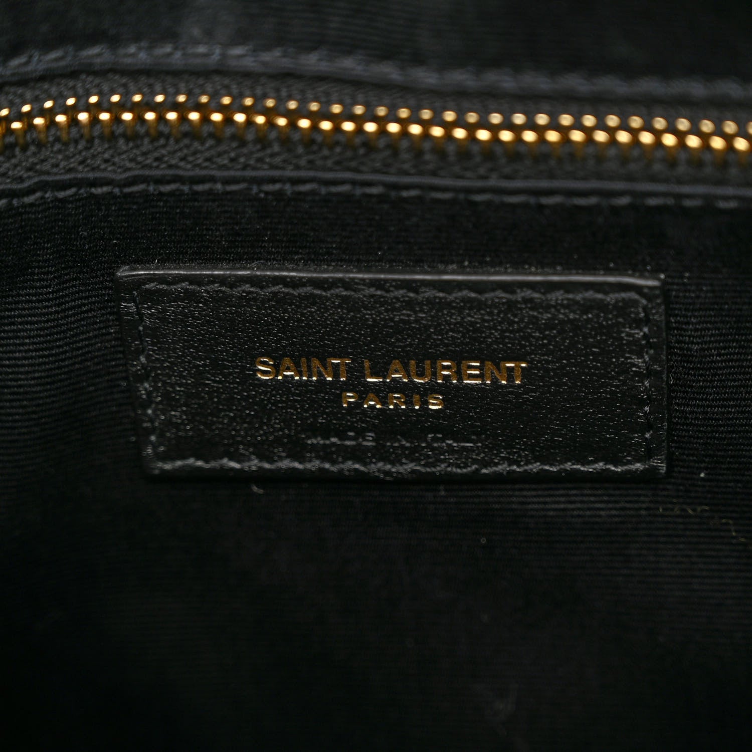 Saint Laurent Calfskin Y Quilted Monogram Medium Loulou Chain Satchel Dark Leaf 6 of 9