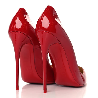 Christian Louboutin Patent So Kate 120 Pumps 38.5 Red 4 of 7