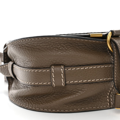 Chloe Calfskin Mini Marcie Round Crossbody Bag Army Green 9 of 10