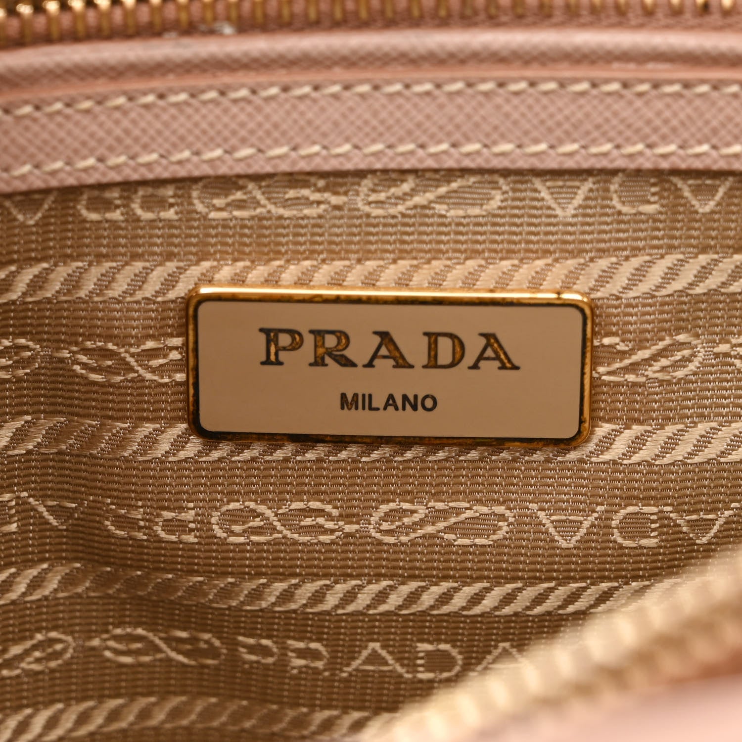 Prada Saffiano Medium Galleria Double Zip Tote Cammeo 6 of 9