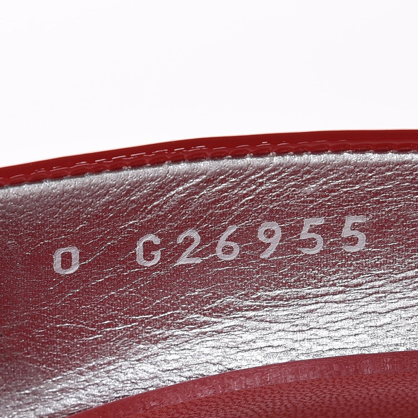 Patent Open Toe CC Pumps 39.5 Red