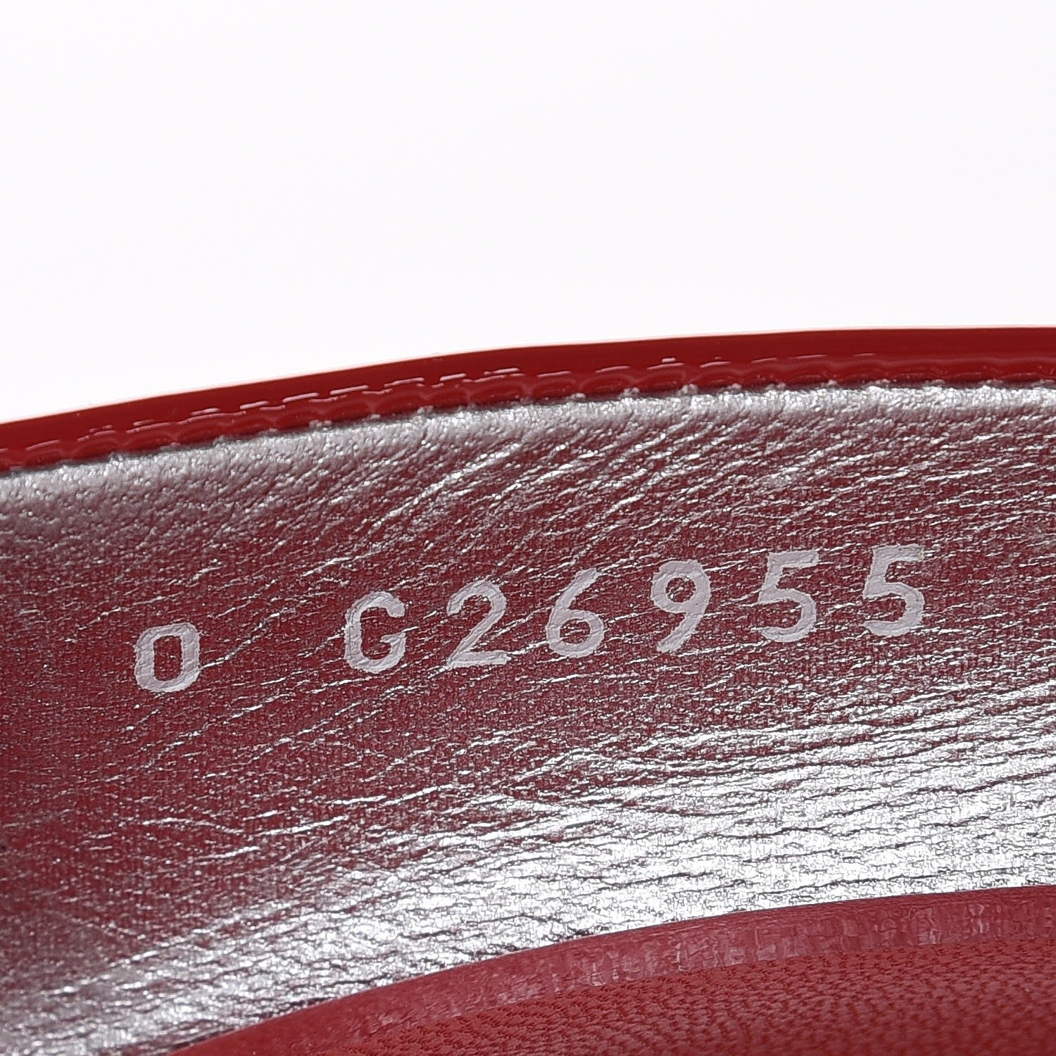 Chanel Patent Open Toe CC Pumps 39.5 Red 9 of 9