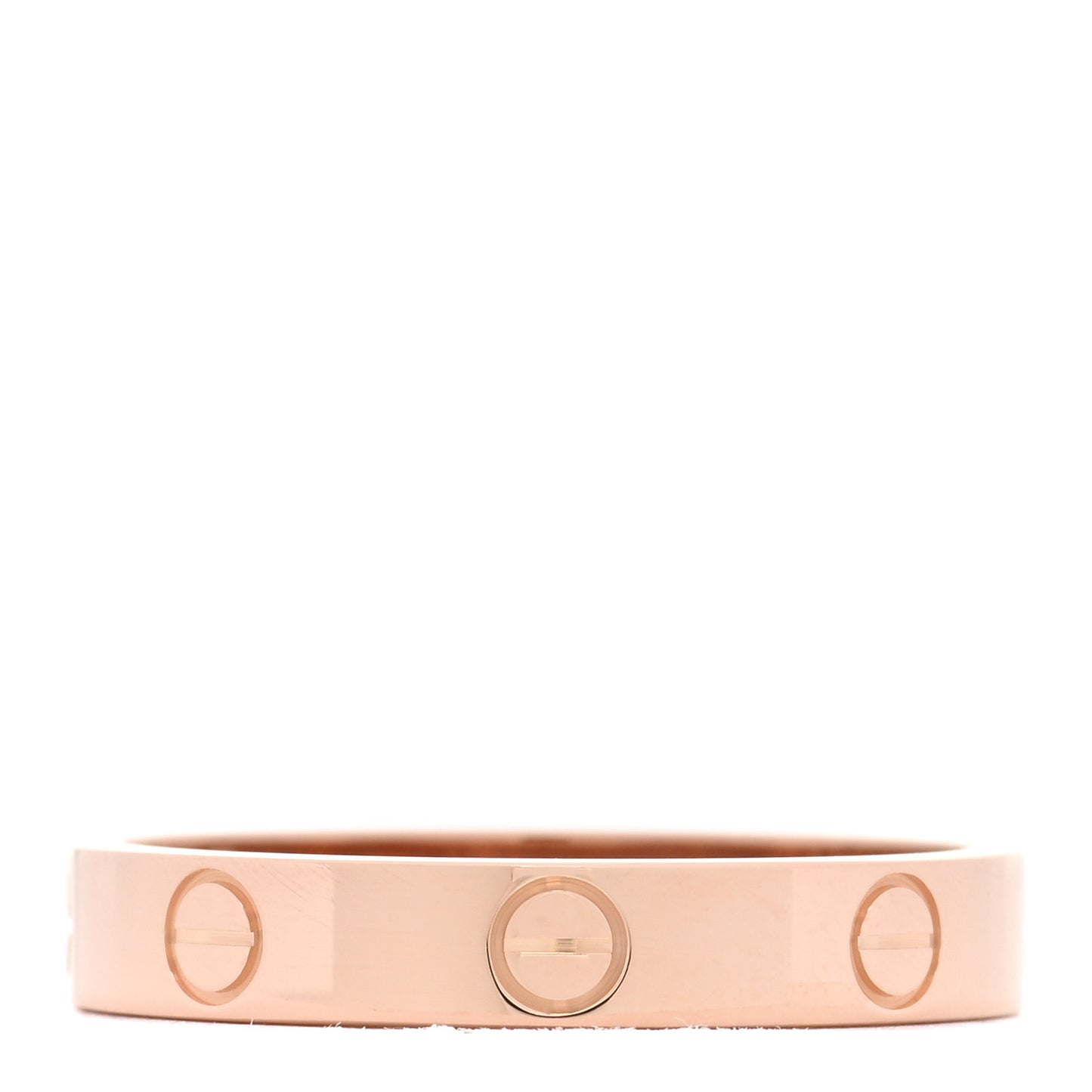 18K Pink Gold 3.5mm LOVE Wedding Band Ring 58 8.25