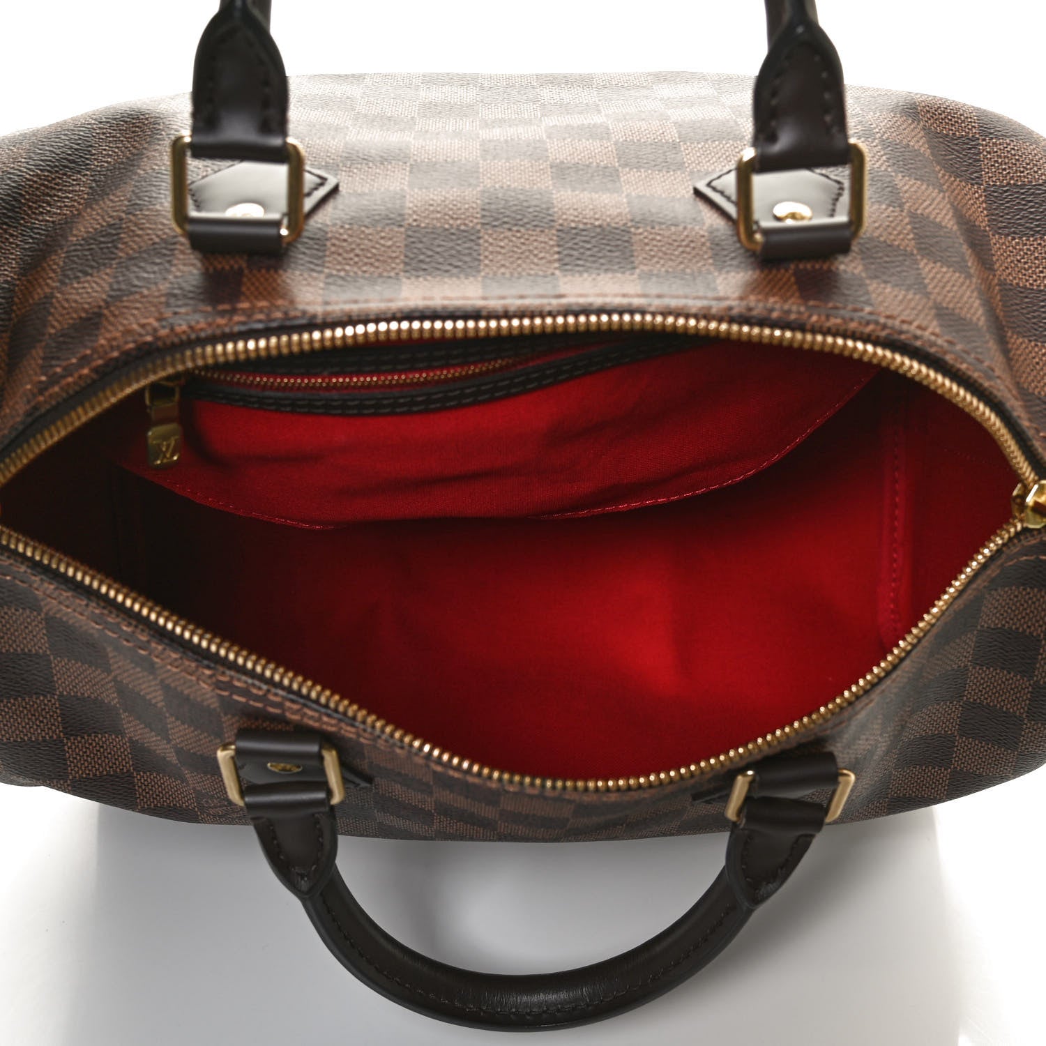 Louis Vuitton Damier Ebene Speedy Bandouliere 30 5 of 11