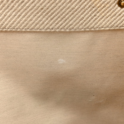 Saint Laurent SAINT LAURENT Linen Calfskin Small Rive Gauche Tote Beige Sea Salt 11 of 16