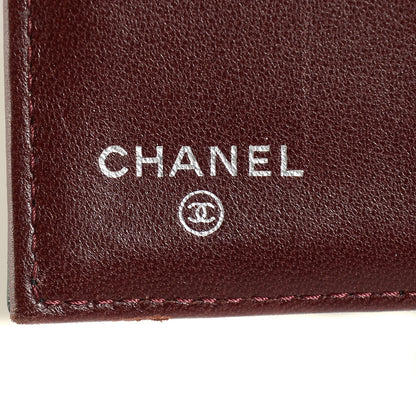 Chanel Lambskin Quilted Large Flap Wallet Black 7 of 9