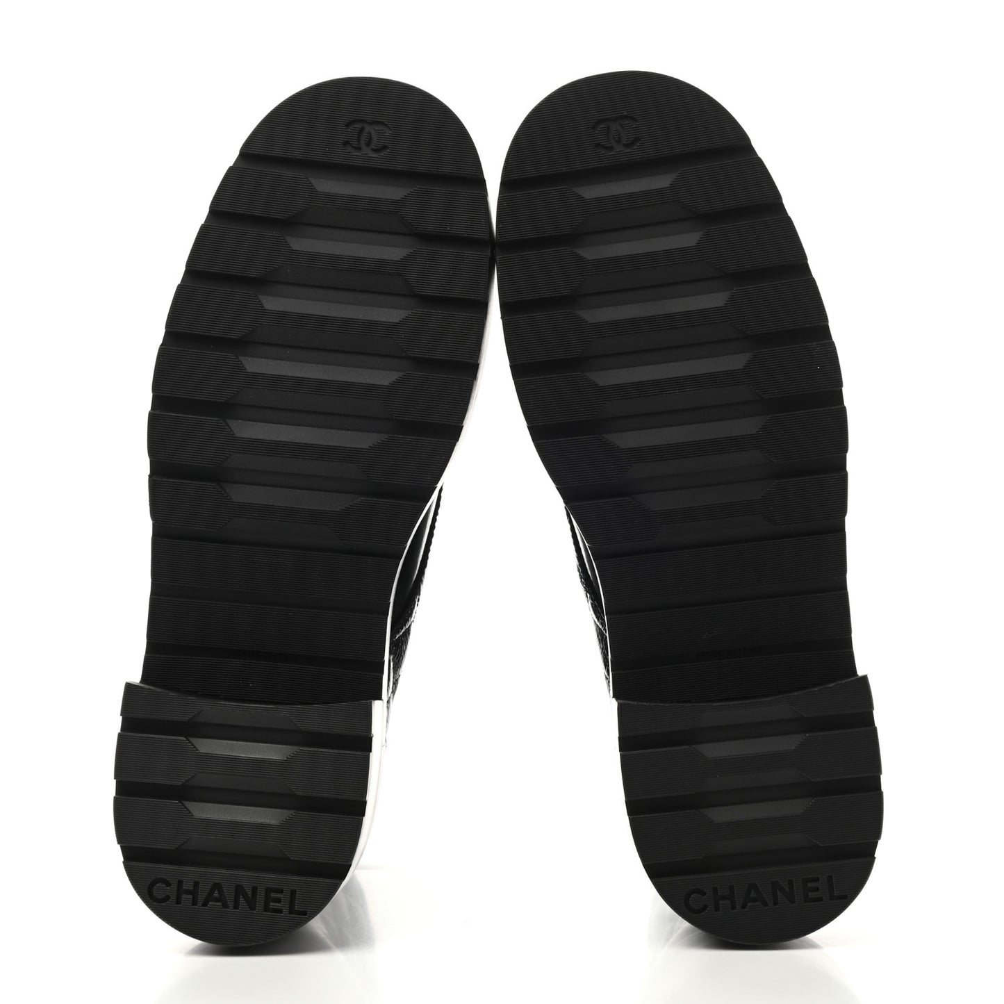 Shiny Lambskin Quilted Lace Up Combat Boots 40 Black