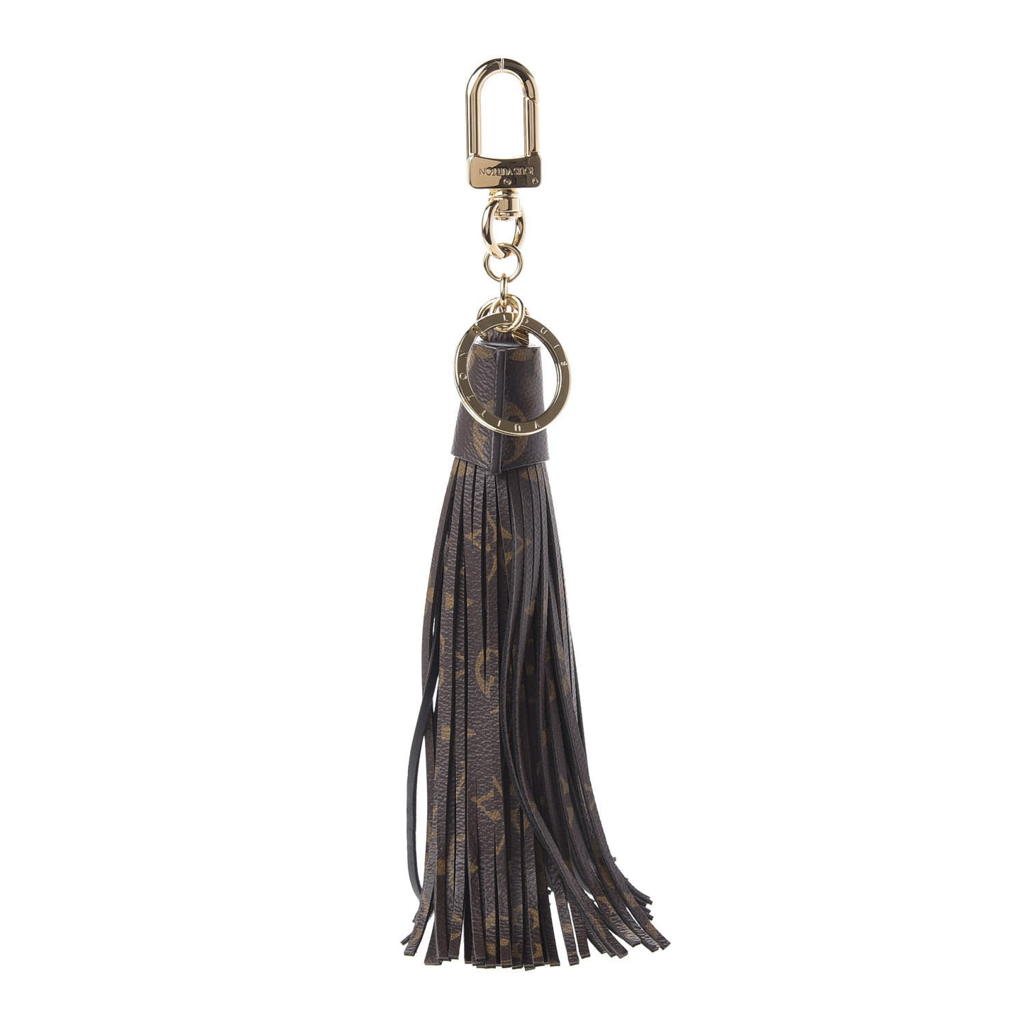Monogram Tassel Bag Charm