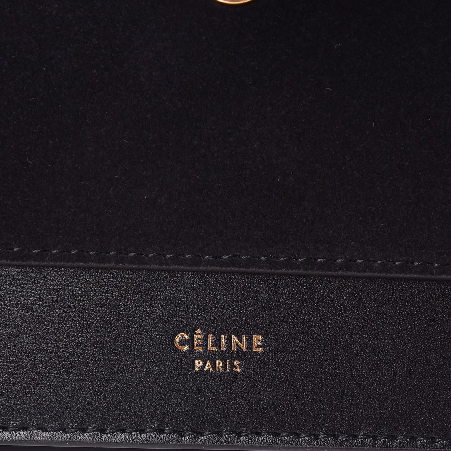 Ostrich Leg Calfskin Suede Clutch on a Chain Black