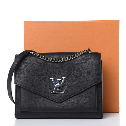 Louis Vuitton Soft Calfskin My Lockme Chain Bag BB Black 11 of 11