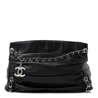 Chanel Lambskin Large Sharpei Shoulder Bag Black 1 of 11