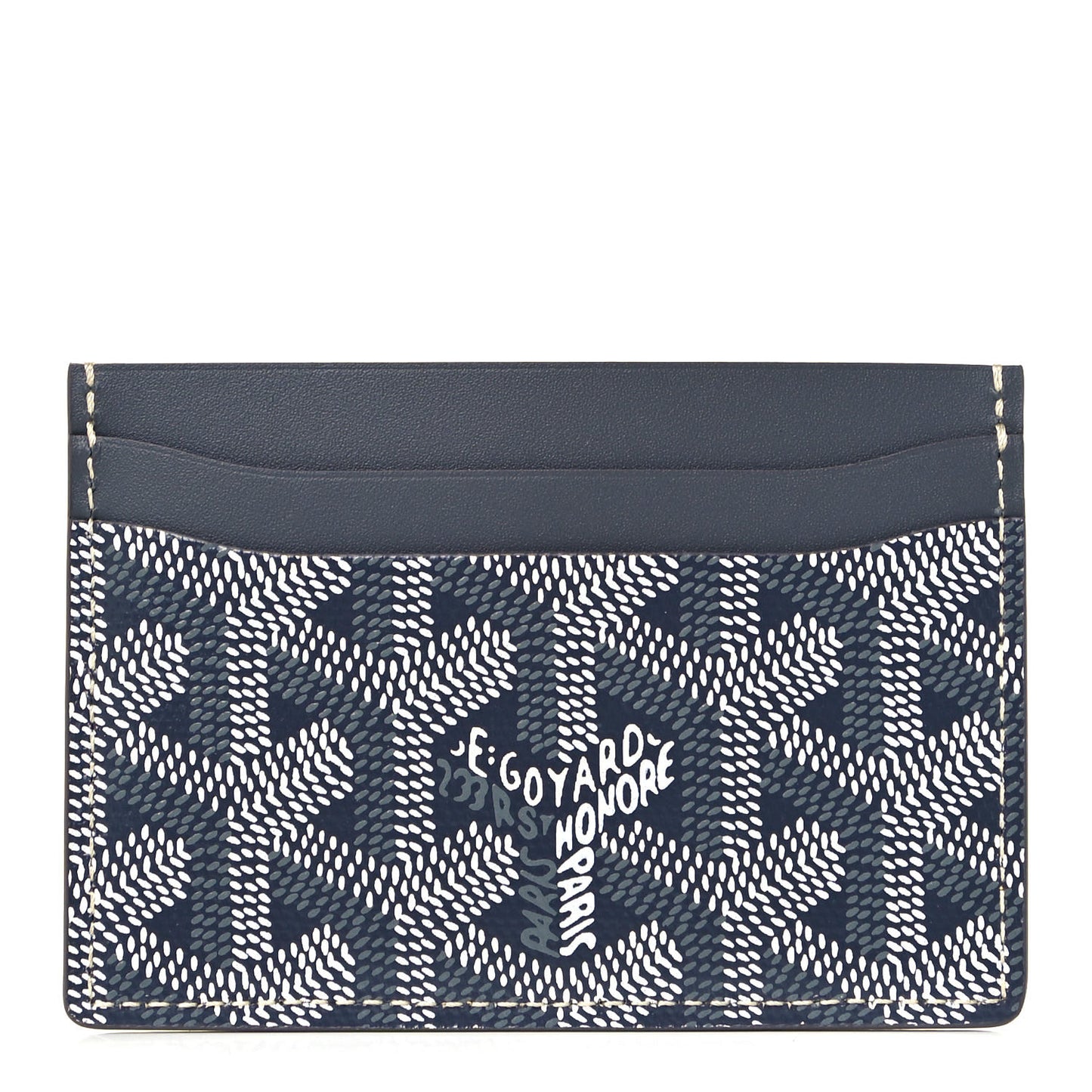 Goyardine Saint Sulpice Card Holder Grey