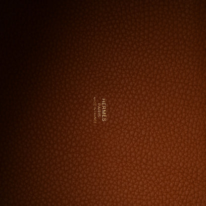 Hermes Taurillon Clemence Picotin Lock 22 MM Gold 6 of 10