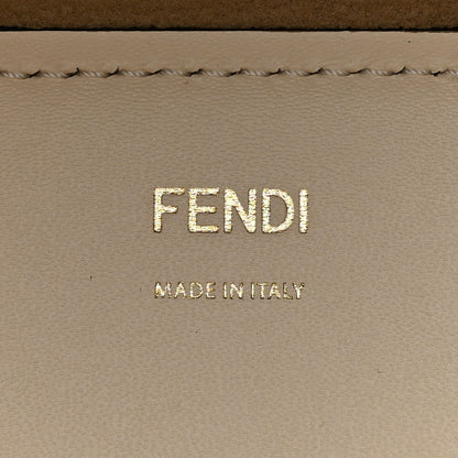 Fendi Vitello King Plexiglass Medium Fendi Sunshine Shopper Tote White Ice 5 of 6