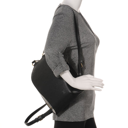 Louis Vuitton Epi Mabillon Backpack Black 2 of 7