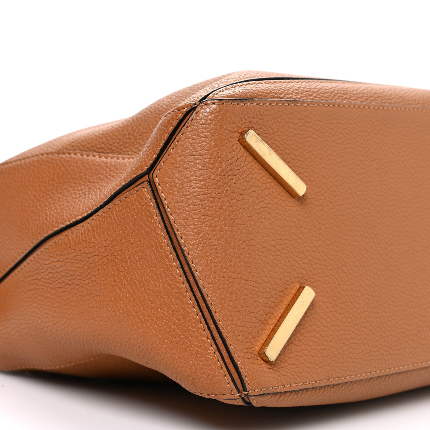 Calfskin Medium Puzzle Bag Tan