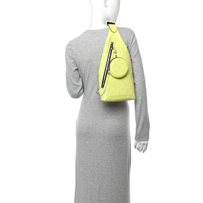 Louis Vuitton Taigarama Duo Slingbag Lemon Yellow 2 of 10