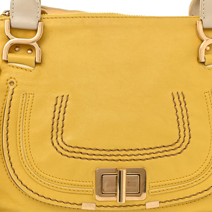 Chloe Calfskin Medium Marcie Lock Satchel Mimosa 8 of 13