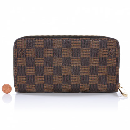 Louis Vuitton Damier Ebene Zippy Wallet 2 of 6
